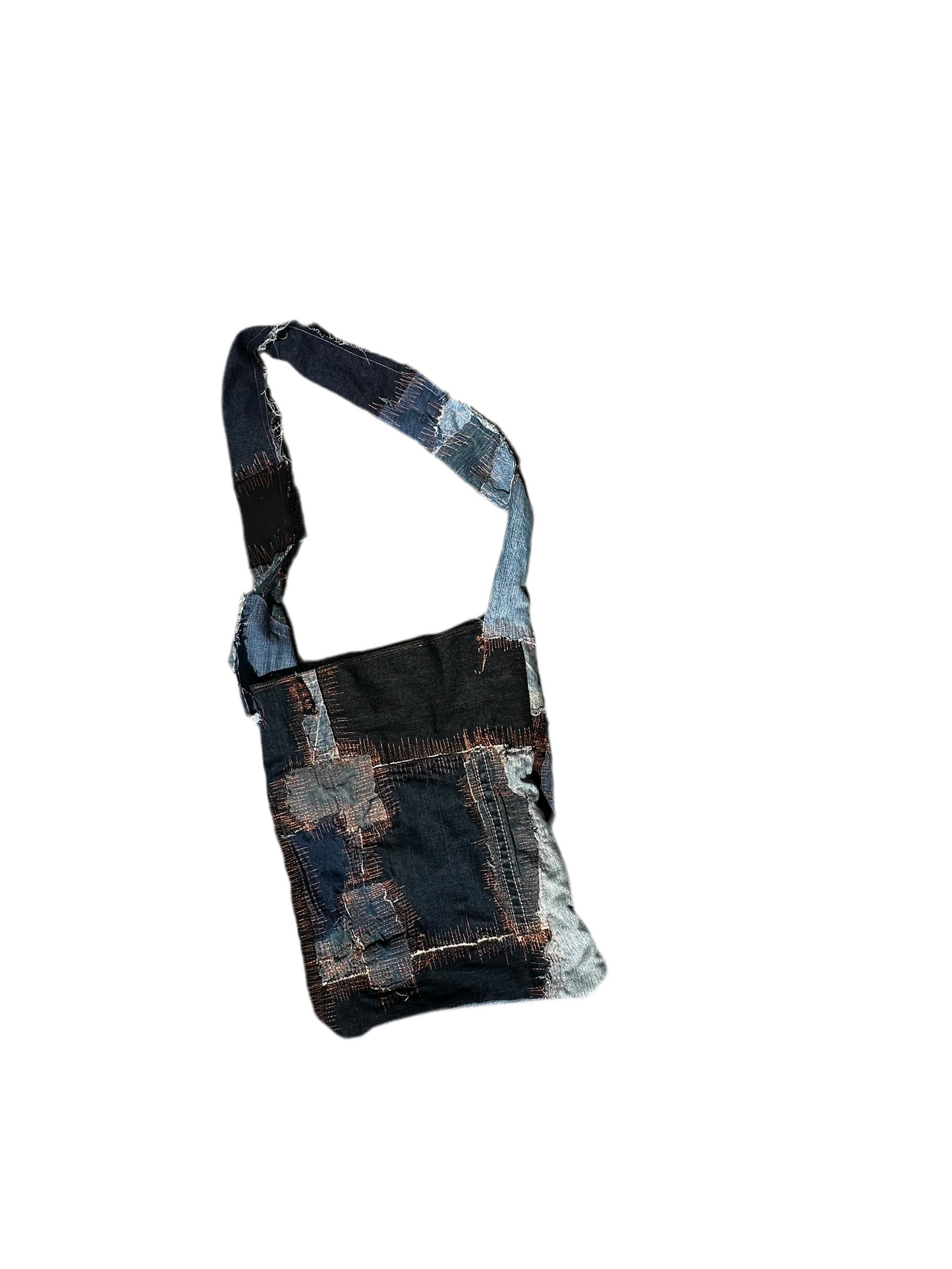 Patchwork 1/1 Denim Bag