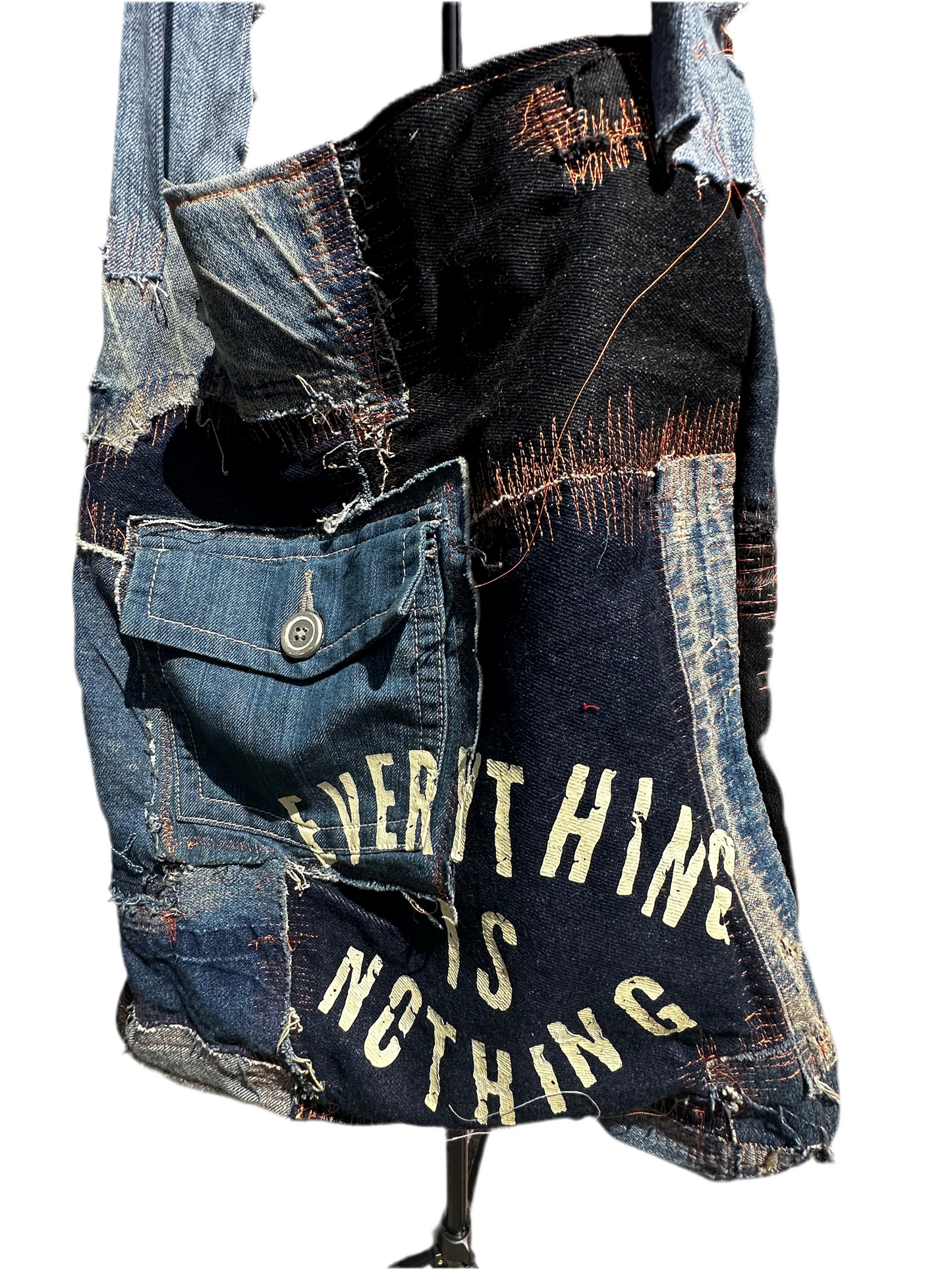 Patchwork 1/1 Denim Bag