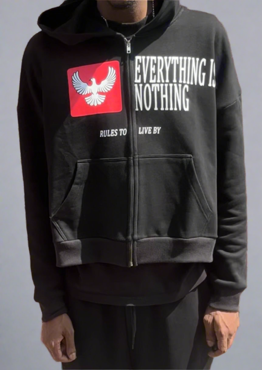 "Faith Rules" Zip Hoodie