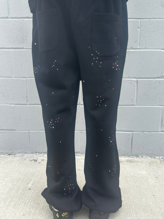 "Faith Rules"  Rhinestone Sweatpants