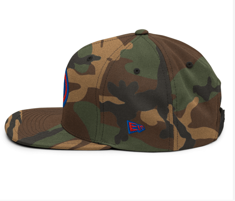 "EIN 313 Camo Snapback Hat"