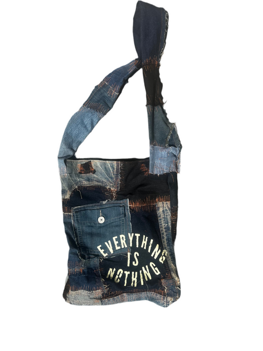 Patchwork 1/1 Denim Bag