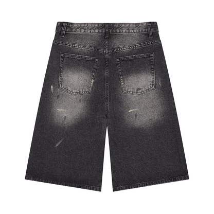 “EIN Washed Denim Shorts”