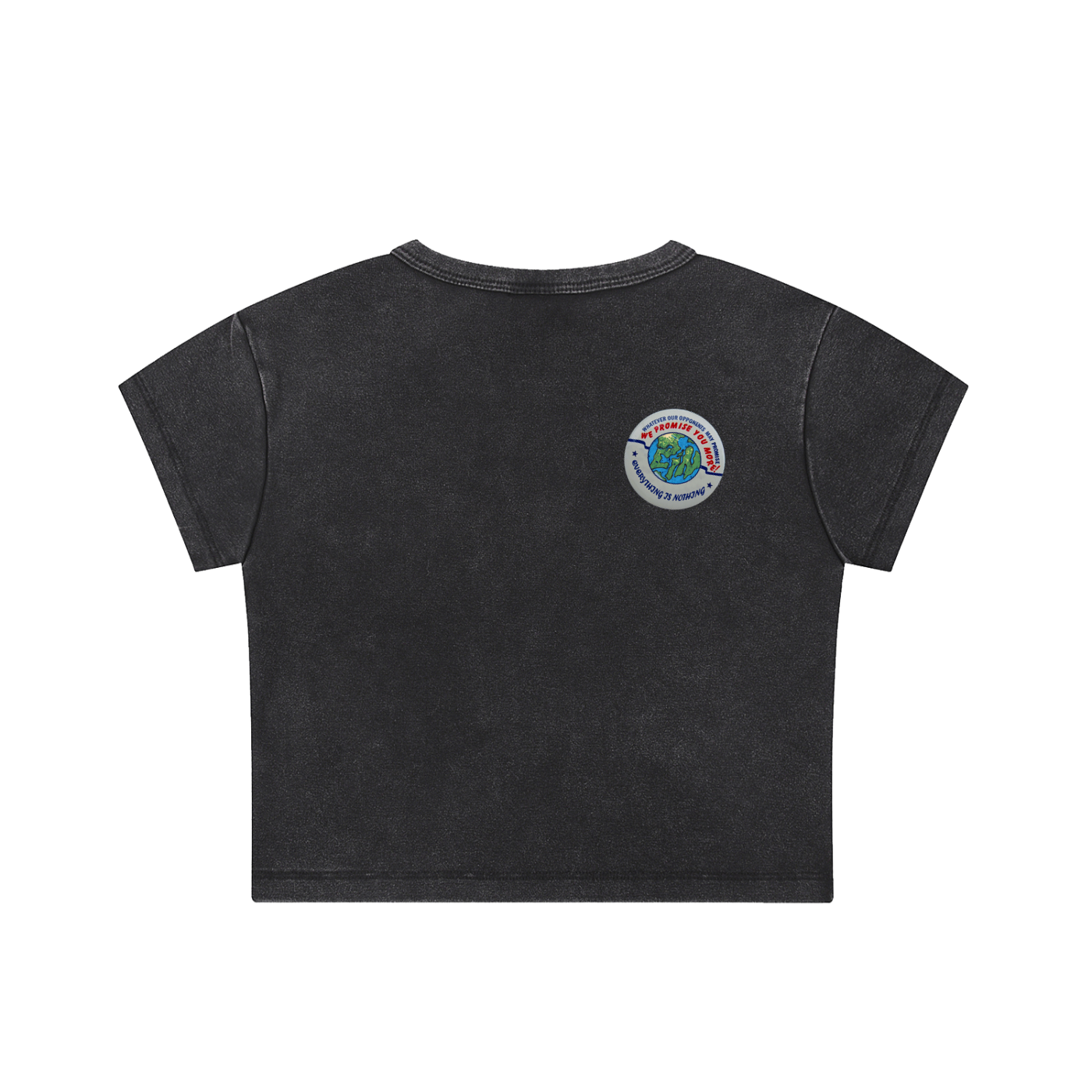 "EIN WMNS PINS CROP TEE"