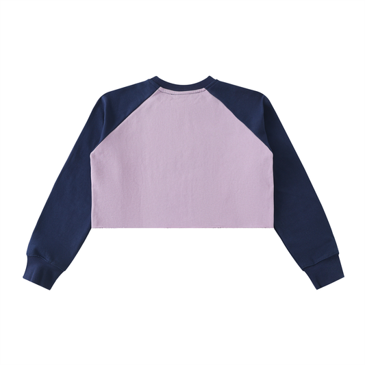 "GO EIN" WMNS CROP SWEATER
